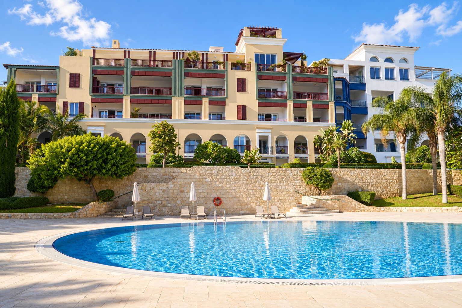 Апартаменты с 2 спальнями в Nereids Residences, Limassol Marina